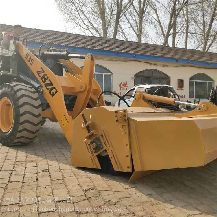 铲车自带清扫器30装载机改装扫地机马路扫路车