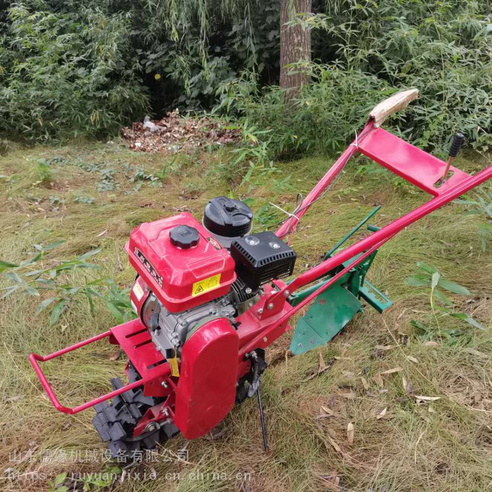 小红牛耕地机独轮犁地翻地机小型双链轨开沟除草机