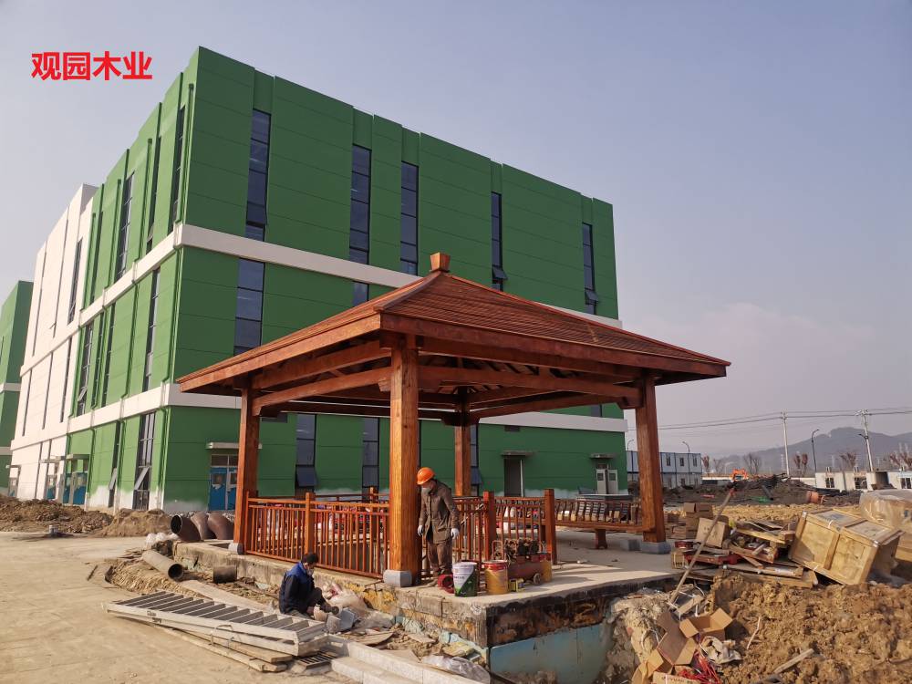 菠萝格四角亭现代四角亭四角凉亭叠瓦四角亭上海凉亭江苏凉亭江西凉亭