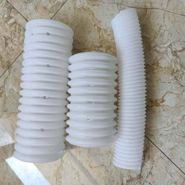 云南省迪庆州打孔波纹管用—110打孔波纹管-75白色打孔管
