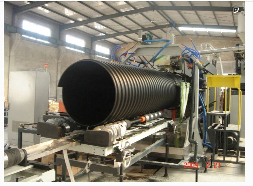 云南省红河州河口县HDPE钢带增强波纹管-HDPE缠绕波纹管-钢带缠绕管