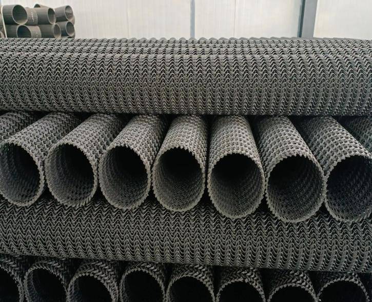 云南省怒江州泸水县硬式透水管—曲纹网状透水管-塑料盲沟疏水管