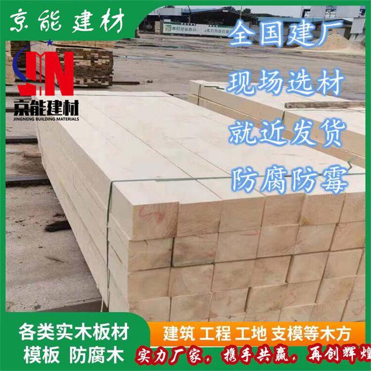 天津宝坻足2.9米木方价格落叶松京能建材