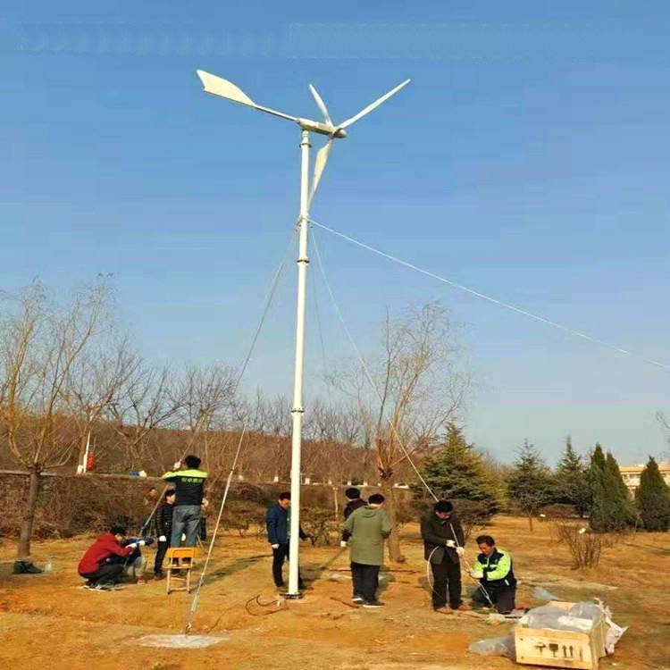 河池环江 5KW风力发电机 风力发电机组控制系统简单