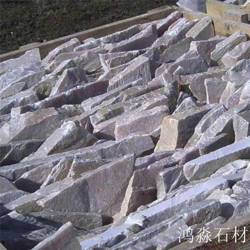 赞皇 锈色碎拼厂家批发 湖北园林碎石铺地