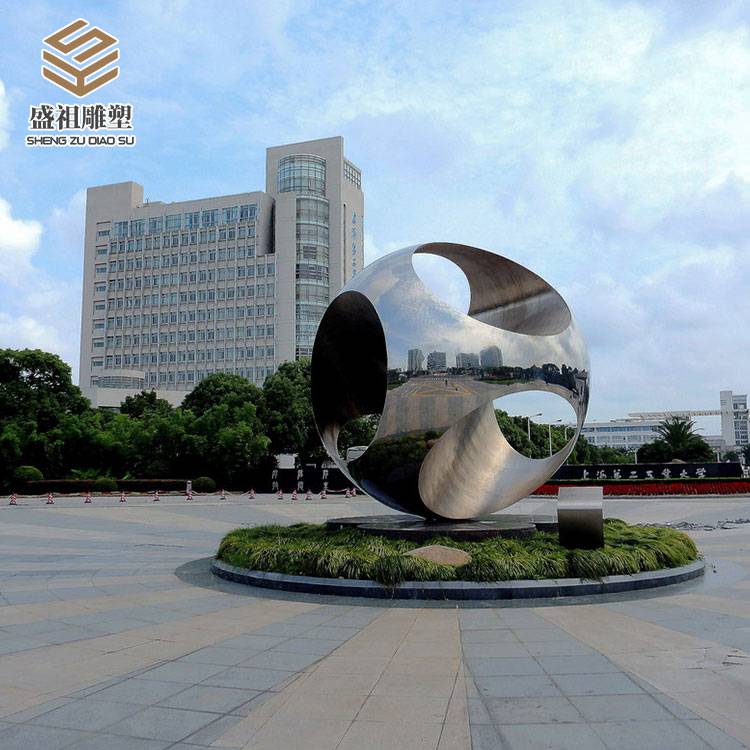 不锈钢雕塑厂家 不锈钢雕塑定制 广场大型户外景观抽象雕塑