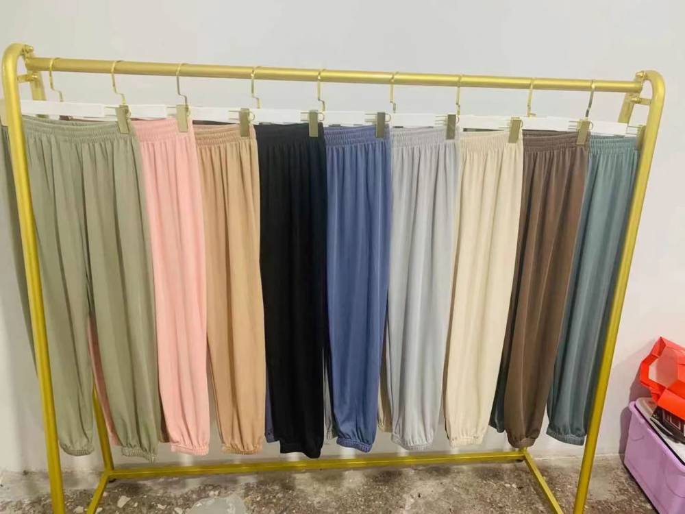 广东珠海裤子女休闲裤九分裤学生杂款便宜尾货女式休闲阔腿裤