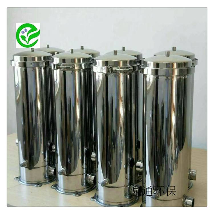 山西广灵泉通304过滤器纯水不锈钢过滤器碳钢袋式过滤器生产厂