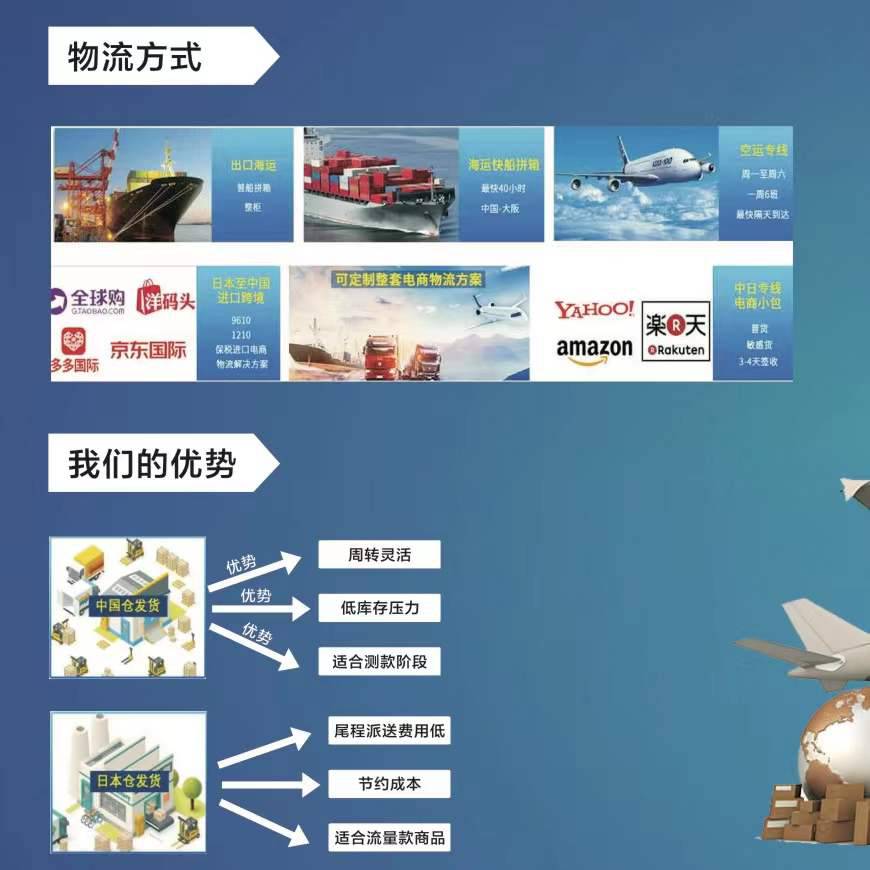 日本专线日本海运日本空运未来仓国际物流10年海运靠谱
