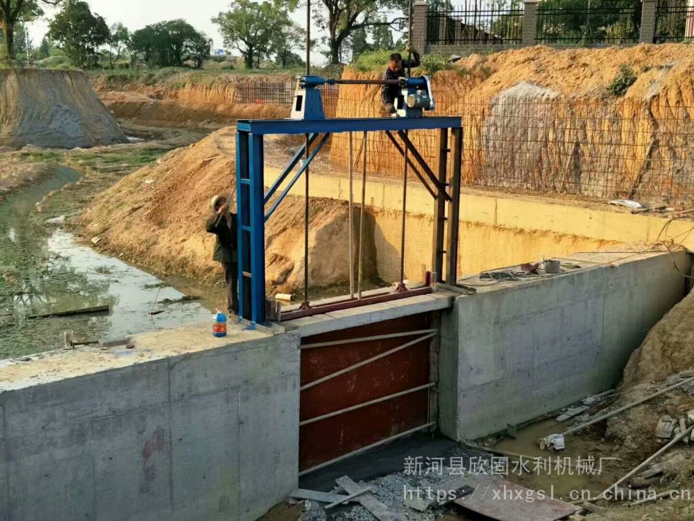 河道铸铁闸门厂家放水铸铁闸门止水闸门