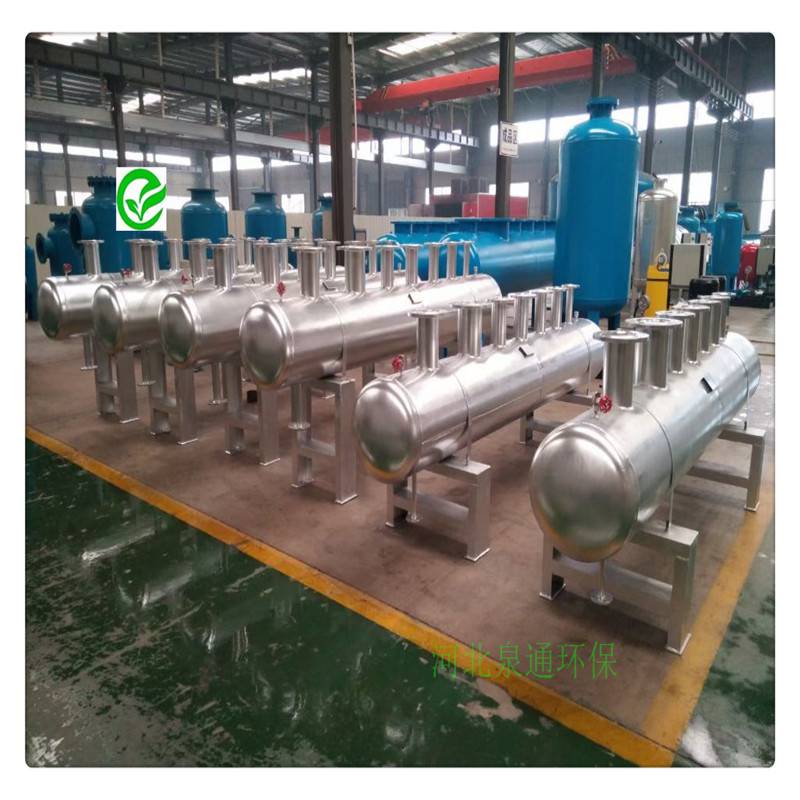 晋中太谷碳钢分水器定制多路碳钢集水器锅炉热水分水生产厂家