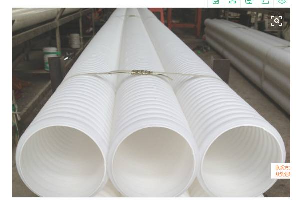 楚雄市打孔波纹管用—110打孔波纹管-75白色打孔管