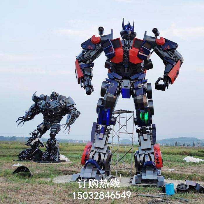 玻璃钢机器人雕塑厂家 校园雕塑 壁挂机器人雕塑厂家 