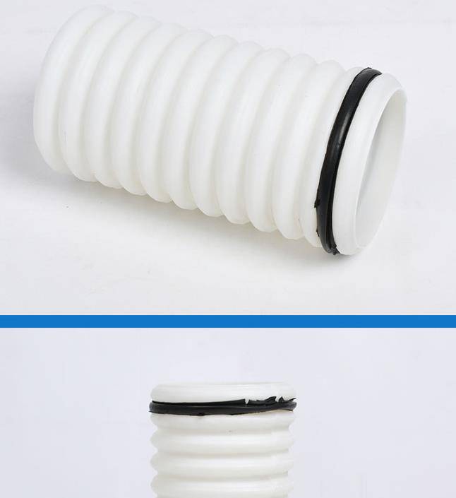 楚雄州大姚县打孔波纹管用—110打孔波纹管-75白色打孔管