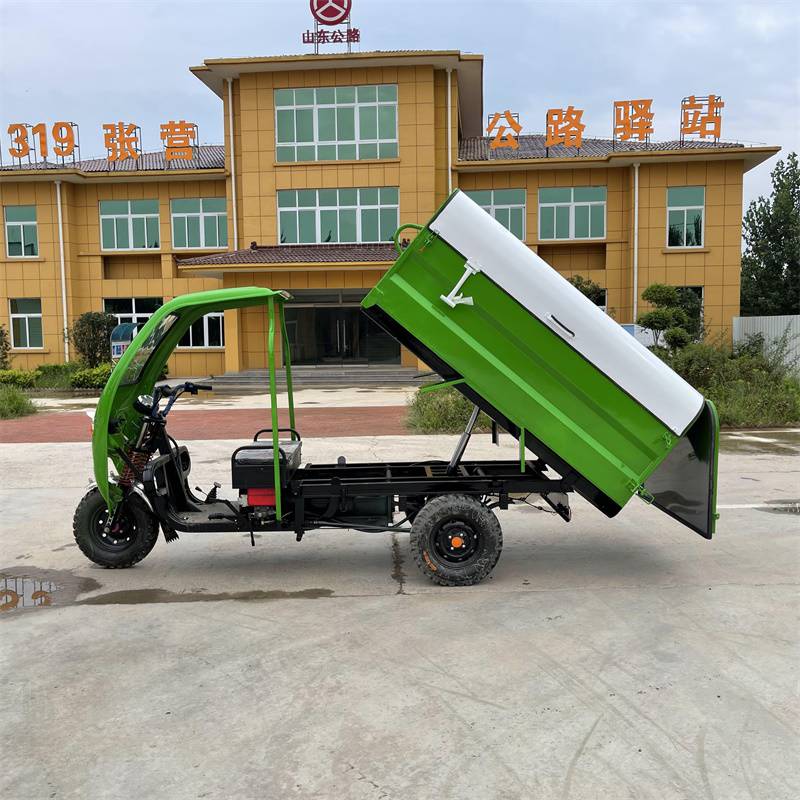 小型挂桶电动垃圾车 晟宇 电动垃圾车翻桶 新能源挂桶垃圾车
