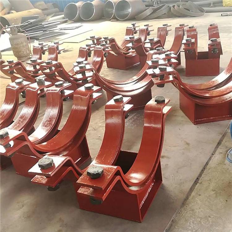 石油化工管道t型管托加筋管夹型管夹管托齐鑫厂家