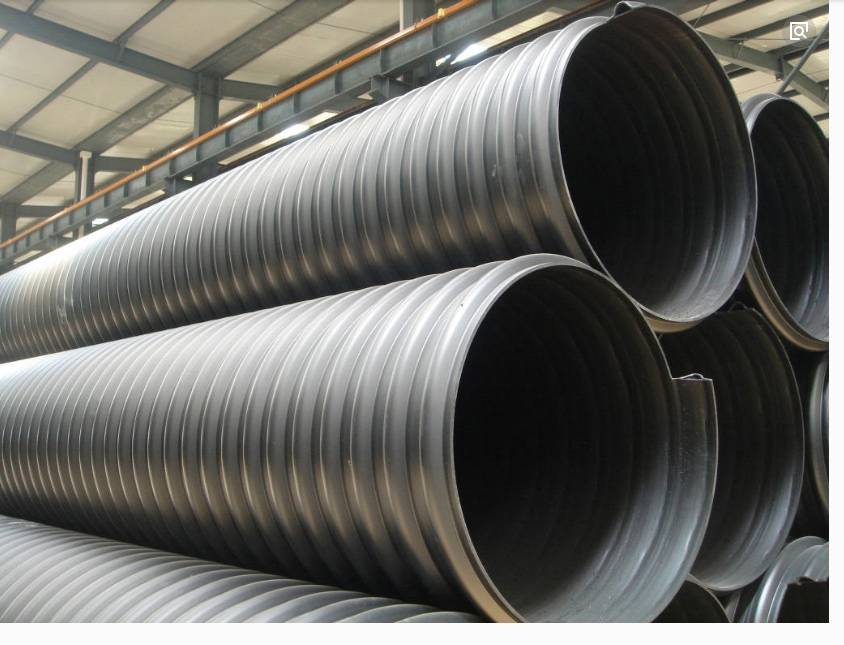 云南省临沧市永德县HDPE钢带增强波纹管-HDPE缠绕波纹管-钢带缠绕管