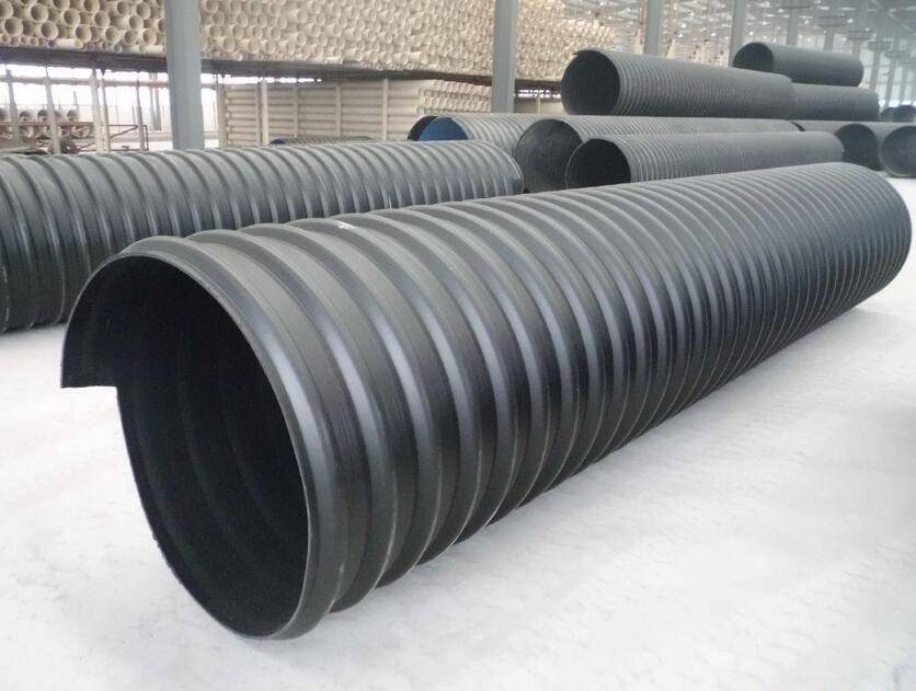 临沧市镇康县HDPE钢带增强波纹管-HDPE缠绕波纹管-钢带缠绕管