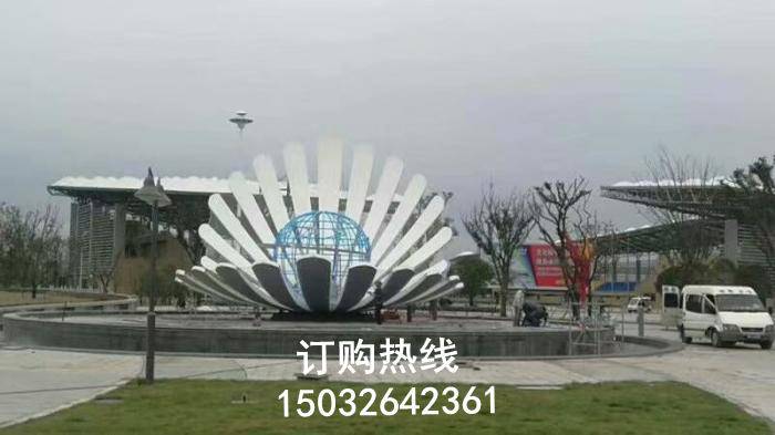 铁艺贝壳雕塑 标识雕塑 仿真贝壳雕塑厂家