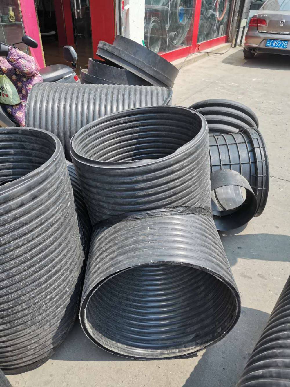 江城县HDPE钢带增强波纹管-HDPE缠绕波纹管-钢带缠绕管