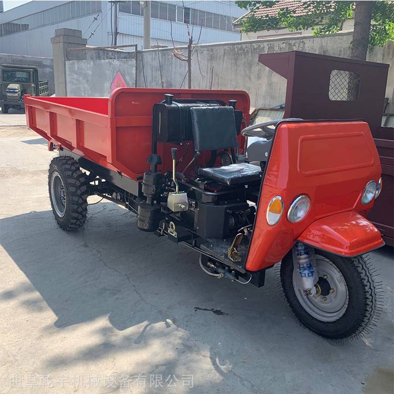 建筑工地载重载货三轮车 乾宇18马力柴油机三轮车】价格_厂家 - 中国