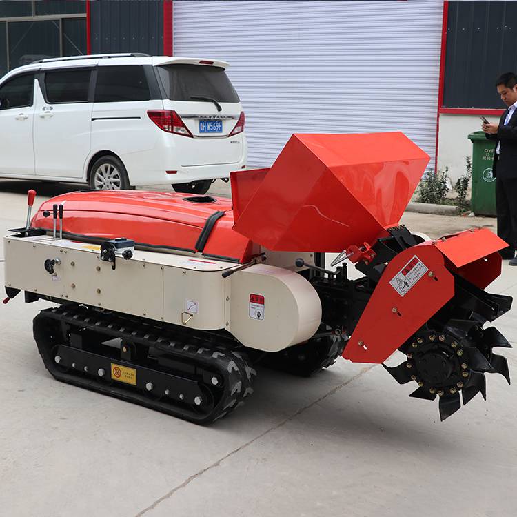 座驾式履带旋耕机 山东济宁履带式旋耕机 履带开沟机