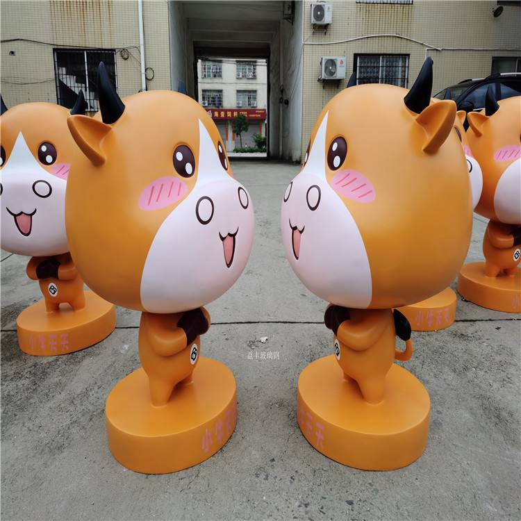 云浮玻璃钢公仔卡通益丰卡通雕塑厂家
