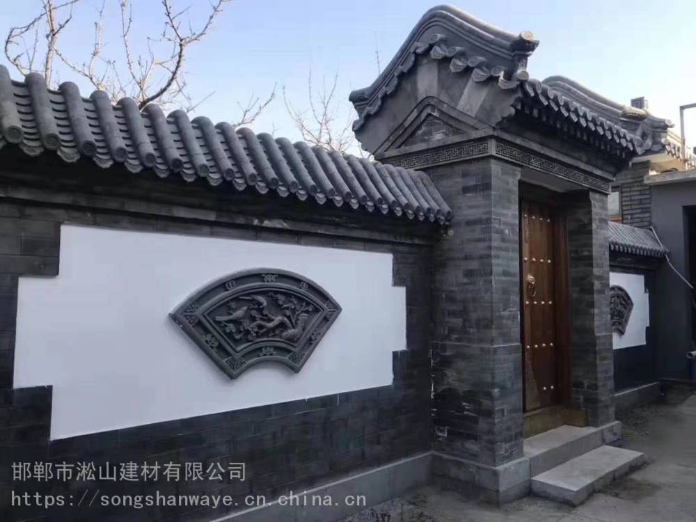 青瓦粘土瓦烧结瓦厂家屋檐装饰瓦批发淞山建材