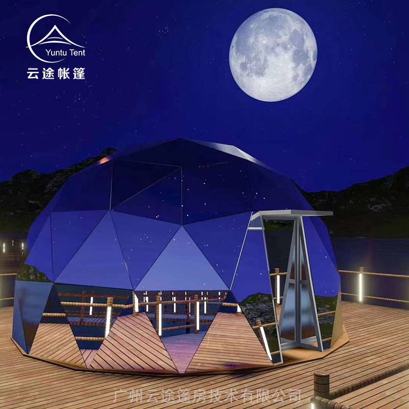 真实案例广州云途篷房技术有限公司提供户外民宿星空帐篷,酒店帐篷