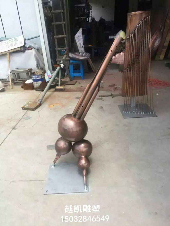 水景锣鼓雕塑厂家  露天雕塑 透雕锣鼓雕塑厂家 
