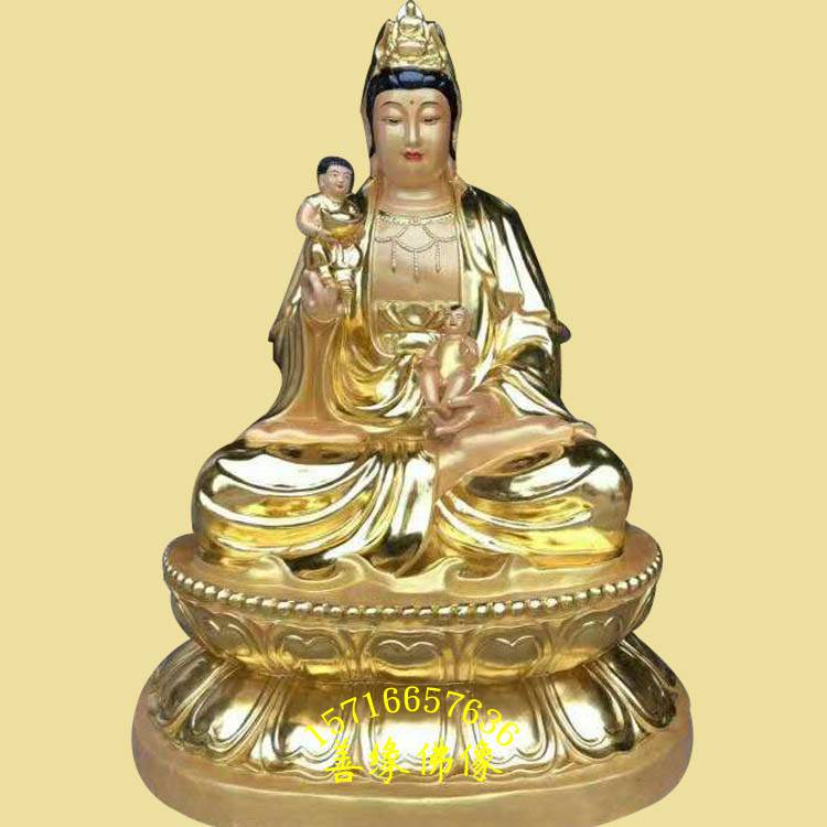 观音菩萨神像定制彩绘马头观音神像十二圆觉菩萨佛像