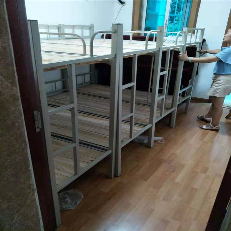 钦州浦北宿舍铁床尺寸|儿童上下铺床厂耐用