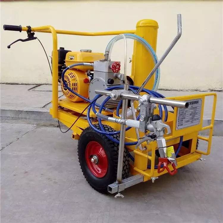 小型道路热熔划线机一体机公路冷喷汽油标线车马路震荡画线机