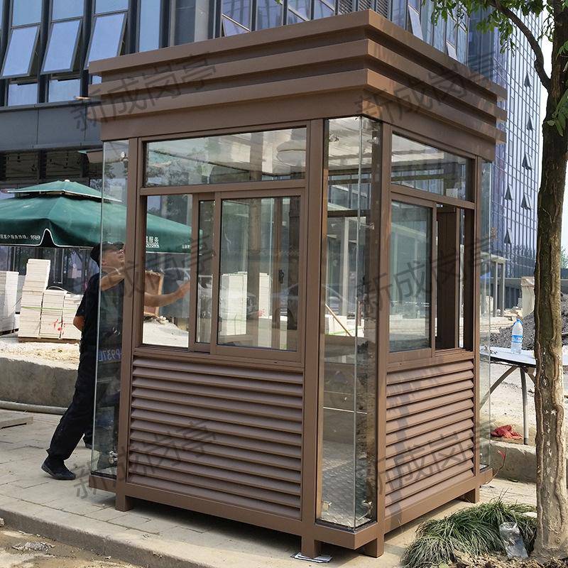 舟山定海区公园保安岗亭-彩钢板岗亭-随意调整