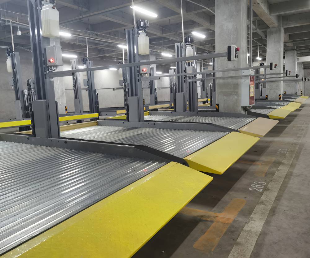 浏阳立体停车场设备租赁 多层机械停车位租用公司 室内机械车库安装 四柱立体停车场租赁