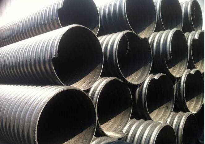 临沧市镇康县HDPE钢带增强波纹管-HDPE缠绕波纹管-钢带缠绕管