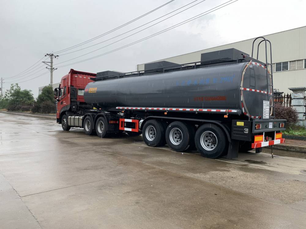 【普货包上户】31立方供水半挂车, 化工污水衬塑罐车工厂定制