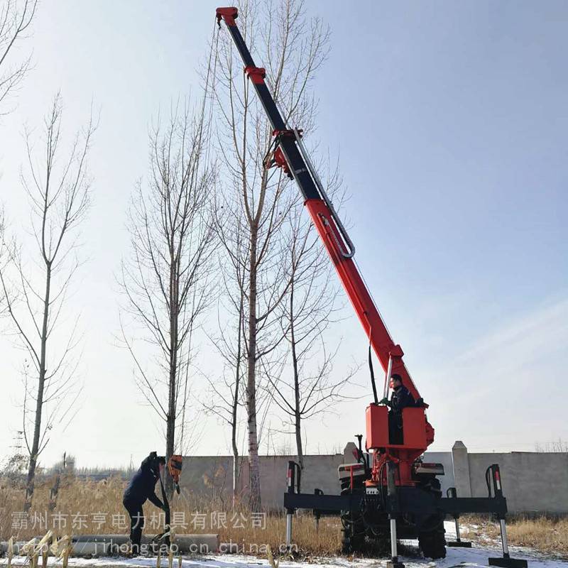 小型打桩机铲车打孔机钻头地下螺旋打眼机东亨电力
