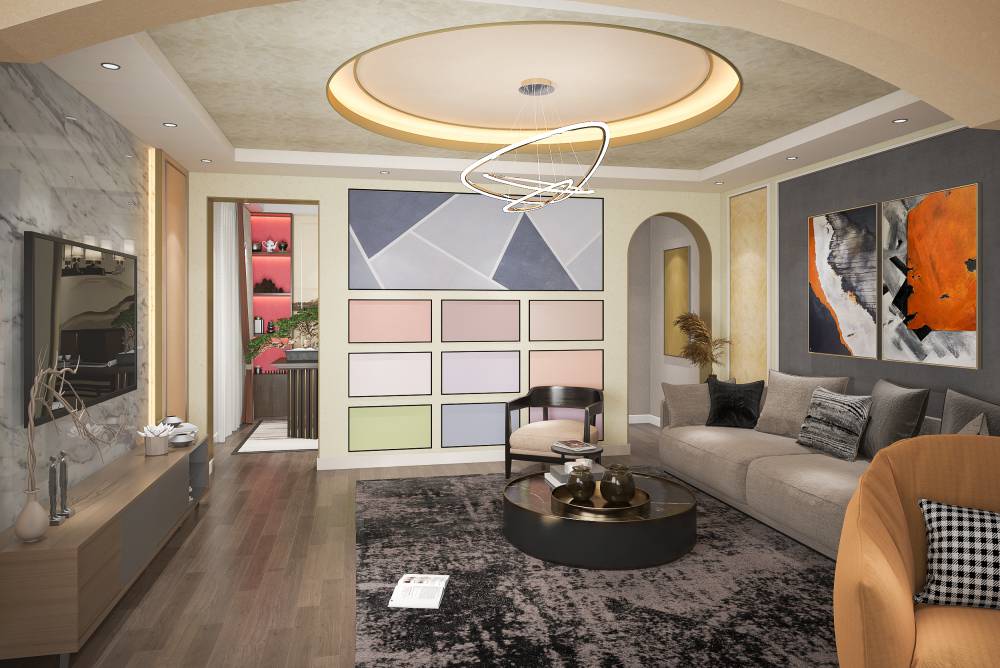 立邦艺术漆多久可以入住啊 立邦天鹅绒上墙效果