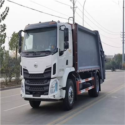 购陕汽14方压缩车 8吨压缩车带摆臂 实惠的