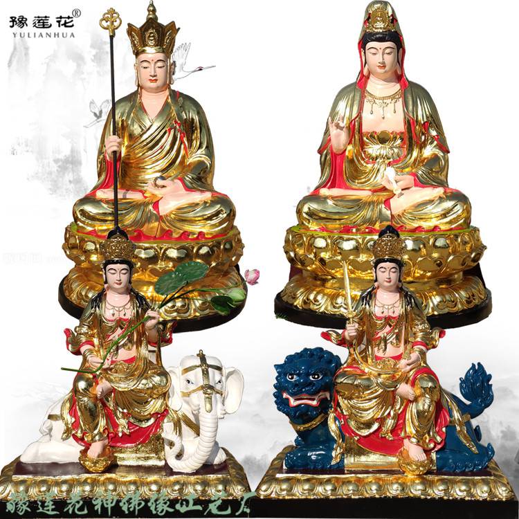 树脂玻璃钢 观音菩萨佛像 四大菩萨佛像厂家 大悲观音菩萨佛像