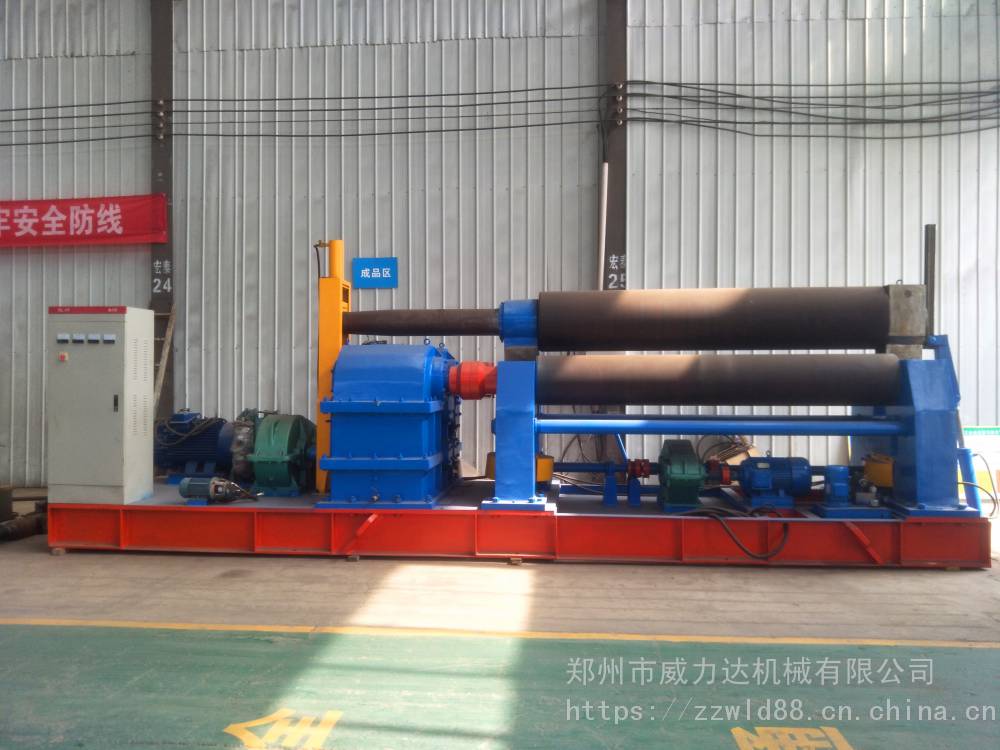 三辊卷板机3米宽全自动卷板机50型大型机械卷板机装置压力轴承