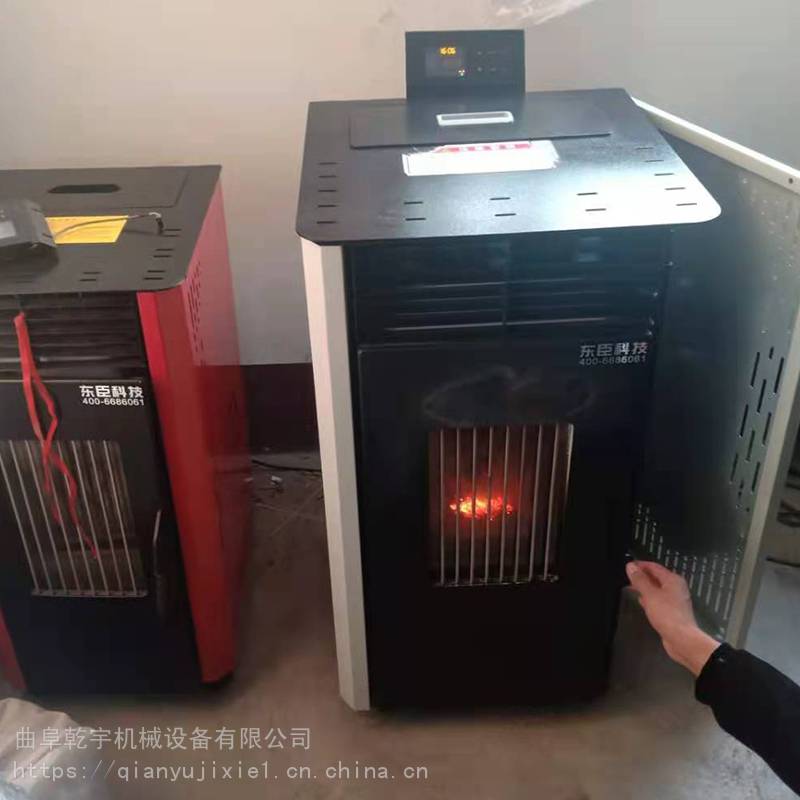 生物颗粒烧水炉 颗粒取暖炉子图片大全 乾宇智能环保生物质颗粒采暖炉
