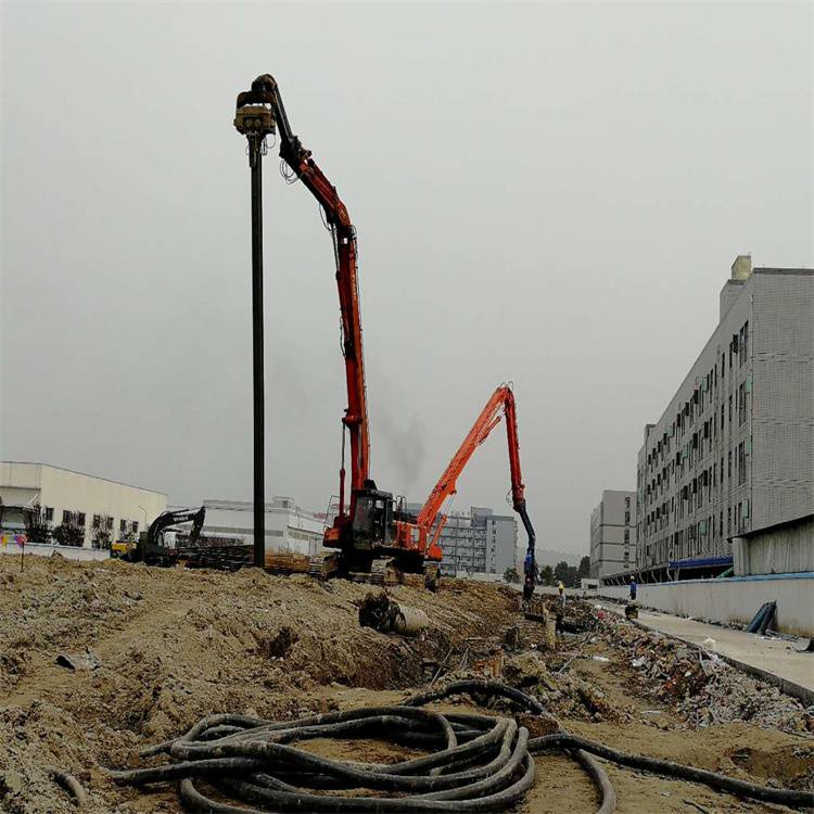 扬州管沟钢板桩 基坑拉森钢板桩施工报价