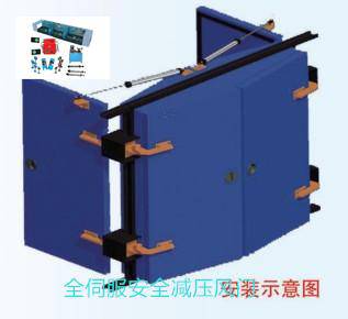 克拉玛依矿用联锁减压风门-全自动减压风门厂家量身定制