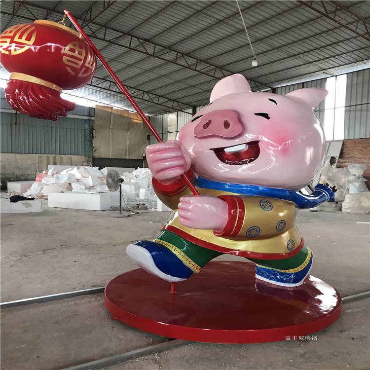 珠海玻璃钢雕塑益丰人偶卡通雕塑来图定做