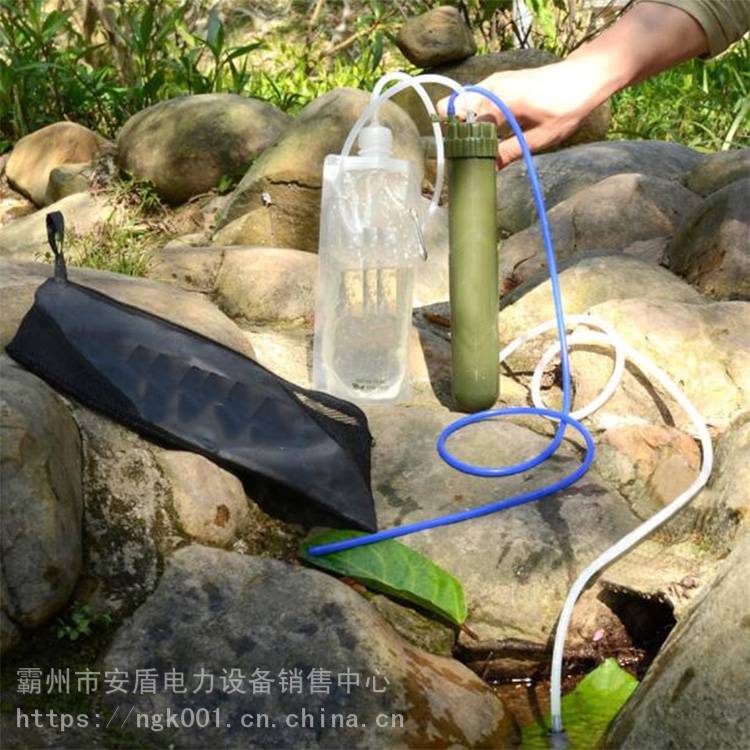 单人抢险户外净水器脏水杀菌过滤净化器野外应急生命水过滤器