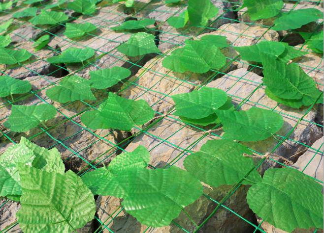 巧家县树叶网绿叶网-矿山复绿绿化网爬藤网