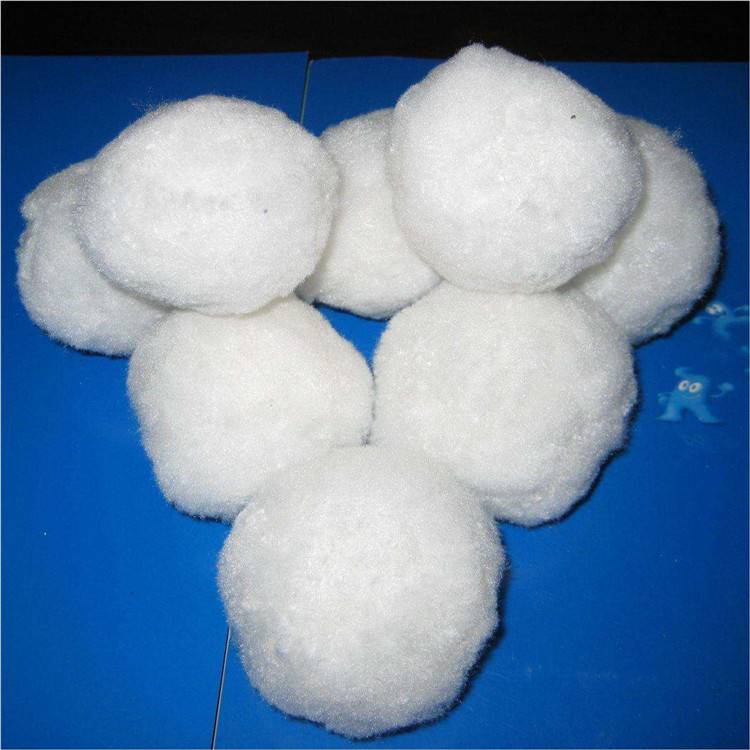 湖南纤维球 机器扎结纤维球滤料商家