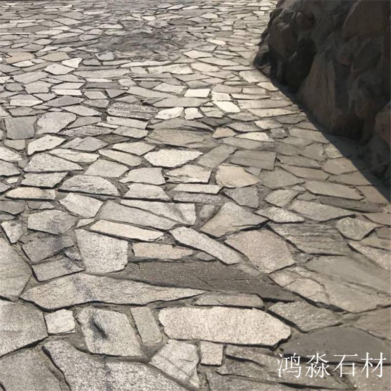 昆明虎皮青石碎拼 黄木纹乱拼 厂家